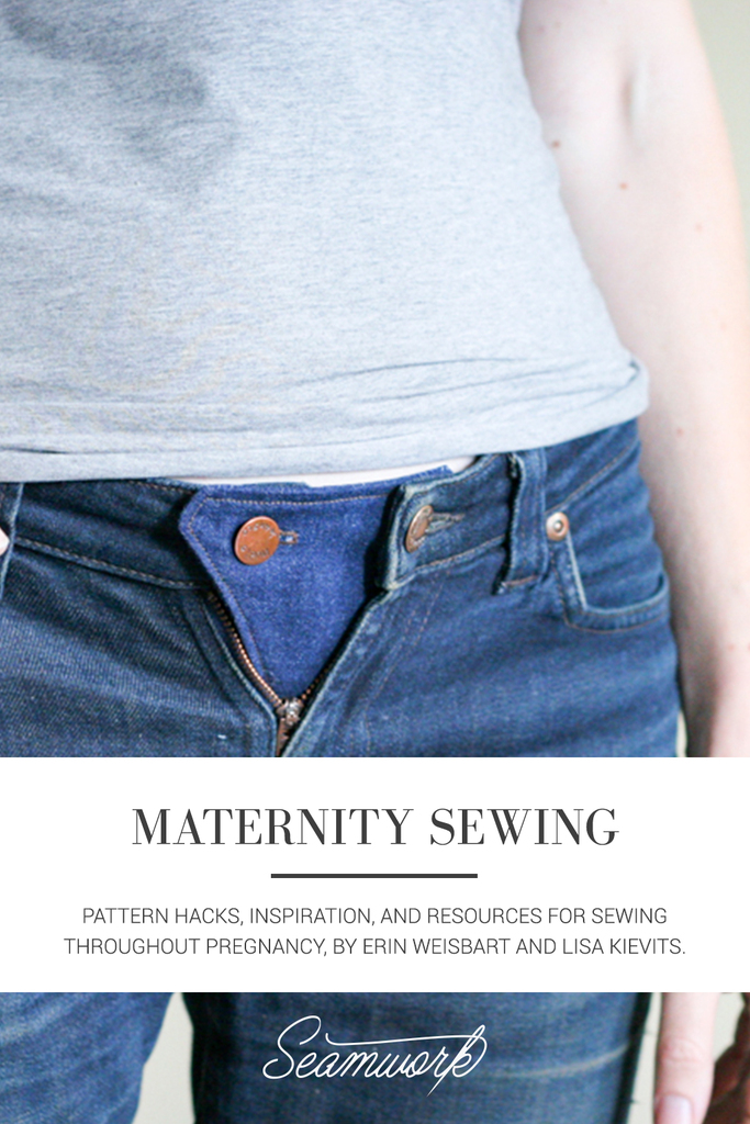 How to Sew a Waistband Extender for Jeans - Maternity Sewing