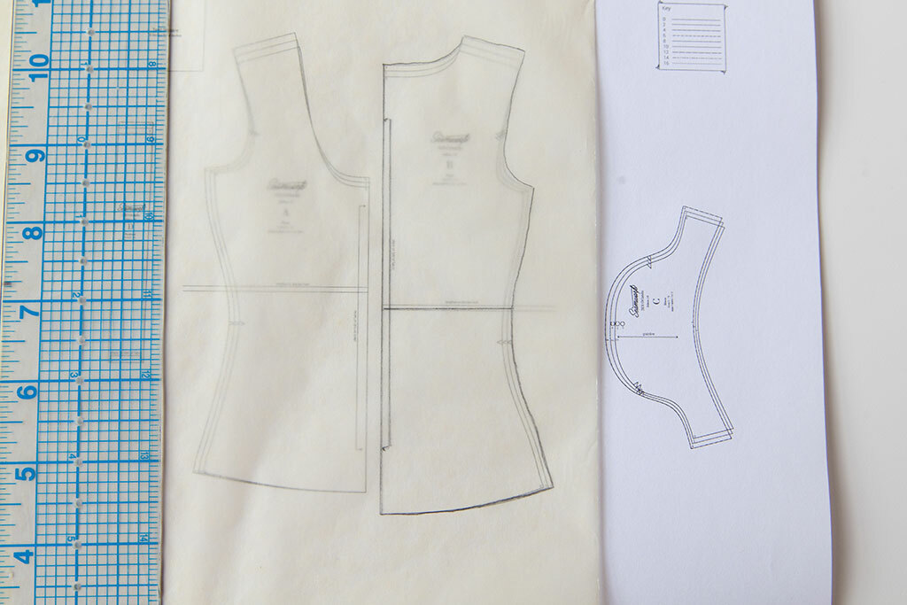 How to Straighten Out Wrinkled Tissue Paper Sewing Pattern Pieces