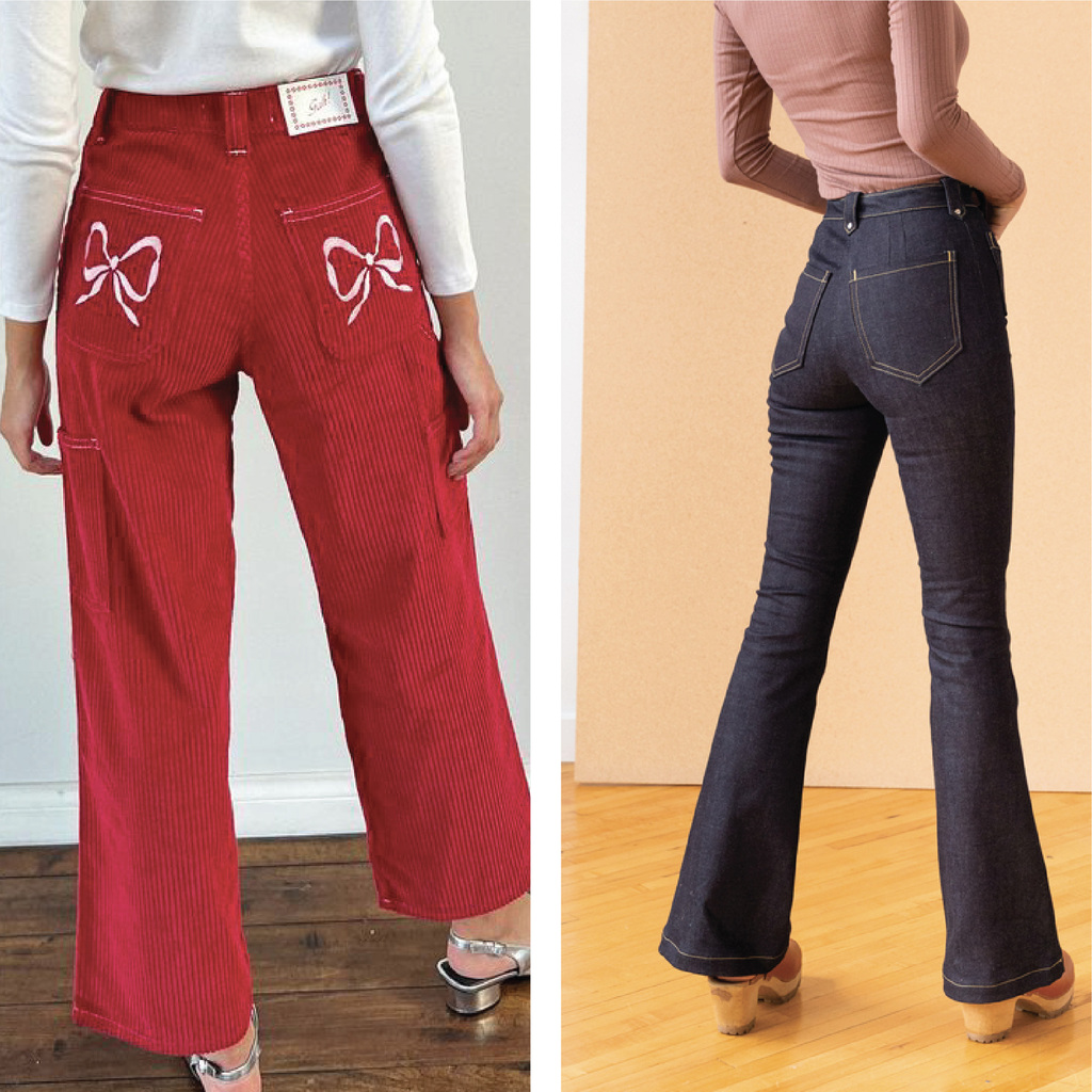 The Chelsea jeans sewing pattern, by Seamwork