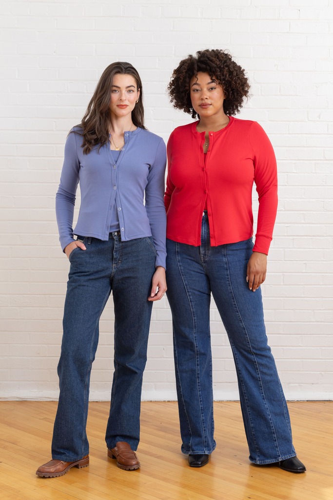 women wearing Fig cardigans