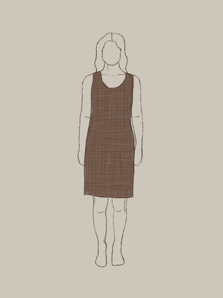 Bryn dress pattern illustration