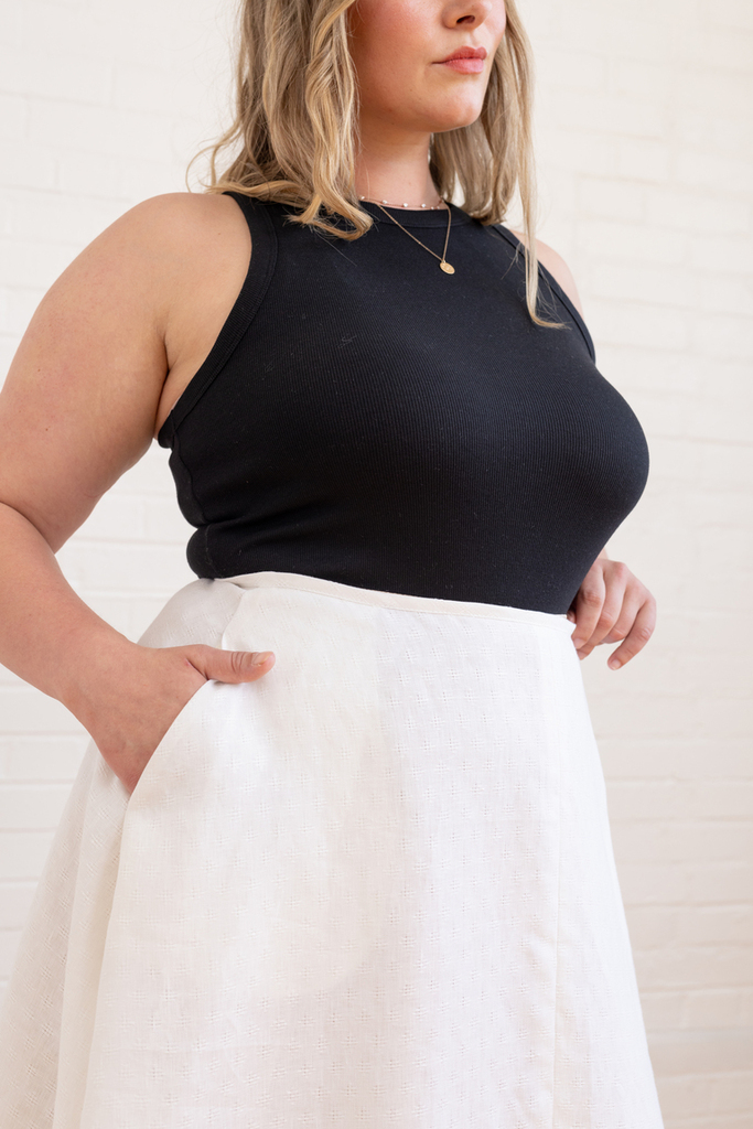 Arbor a-line skirt details
