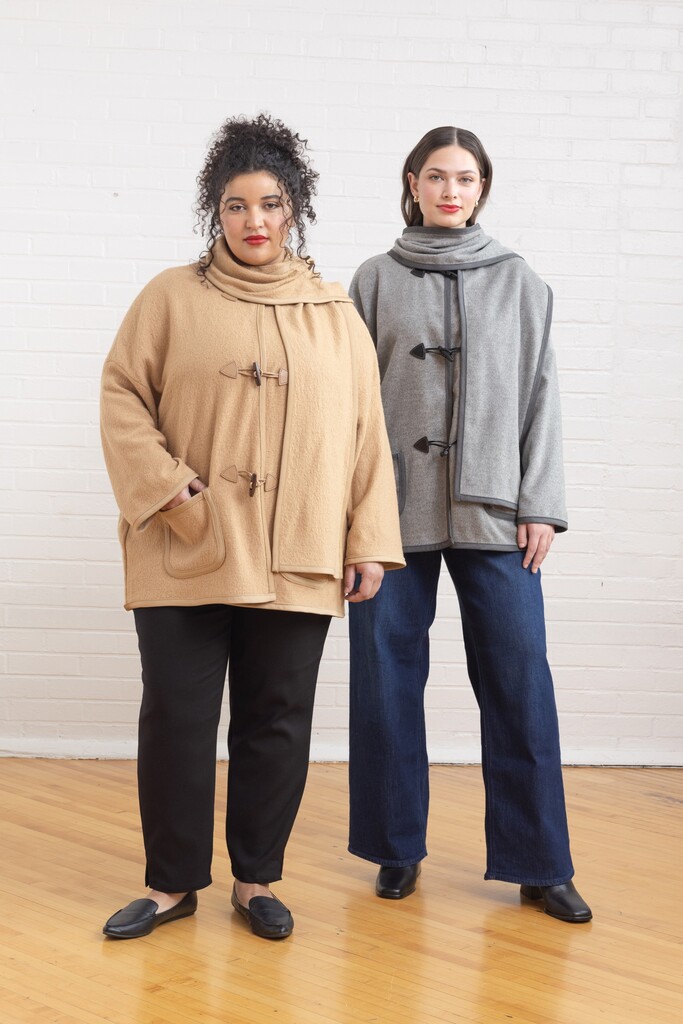 Models wearing Ivy coats