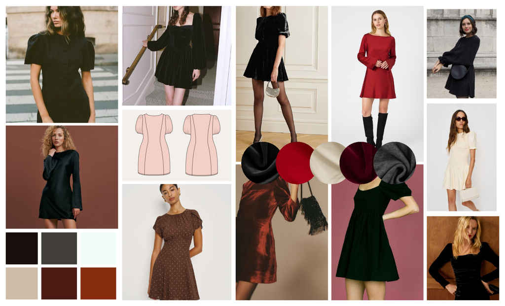 Pomme dress moodboard
