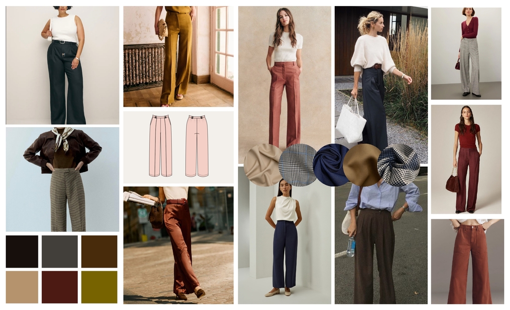 Birch trousers moodboard