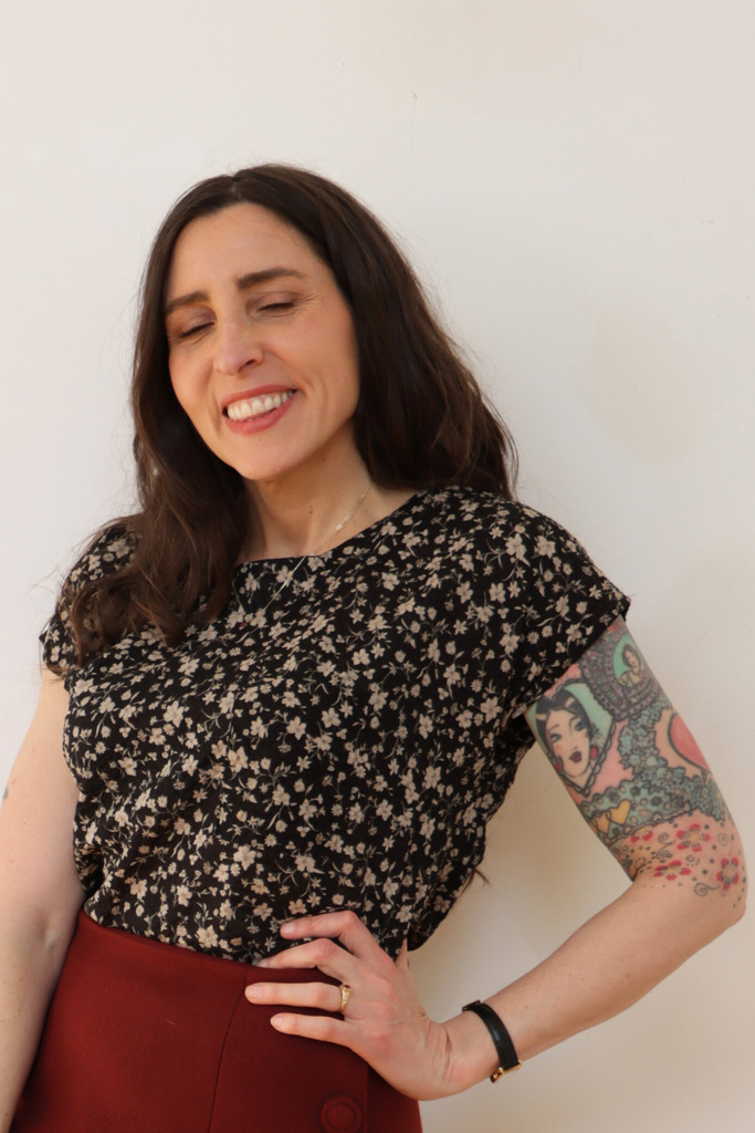 close-up of the floral pattern