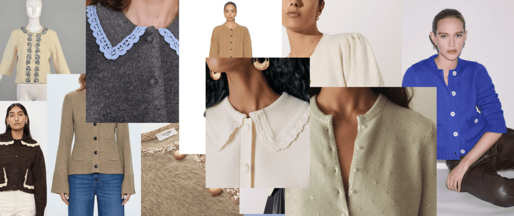 skill-building cardigan customization