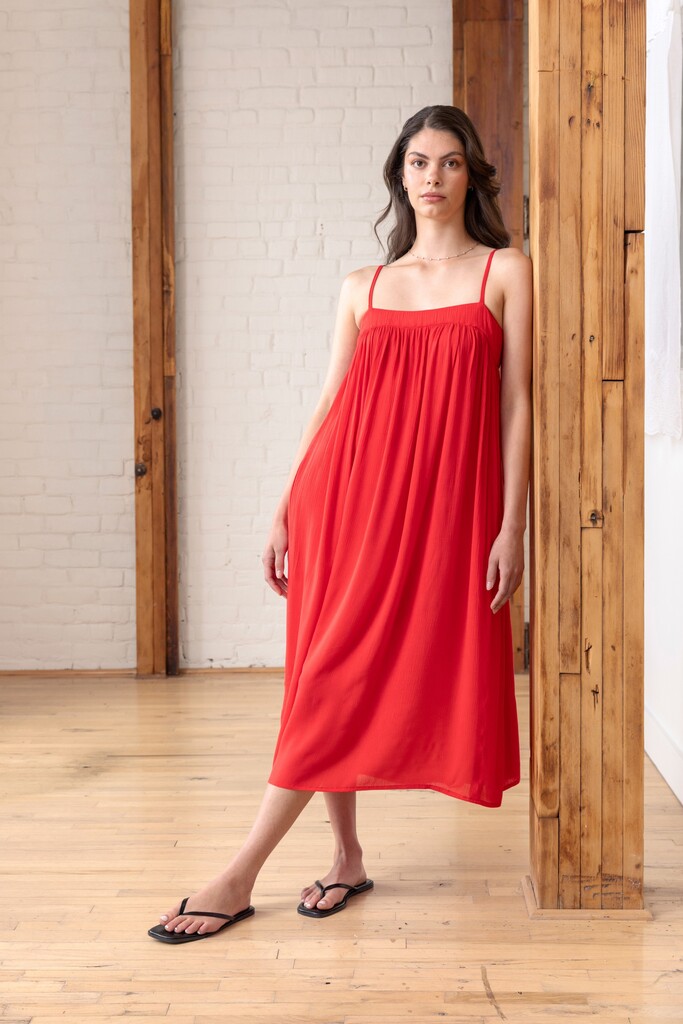 Marigold dress front view