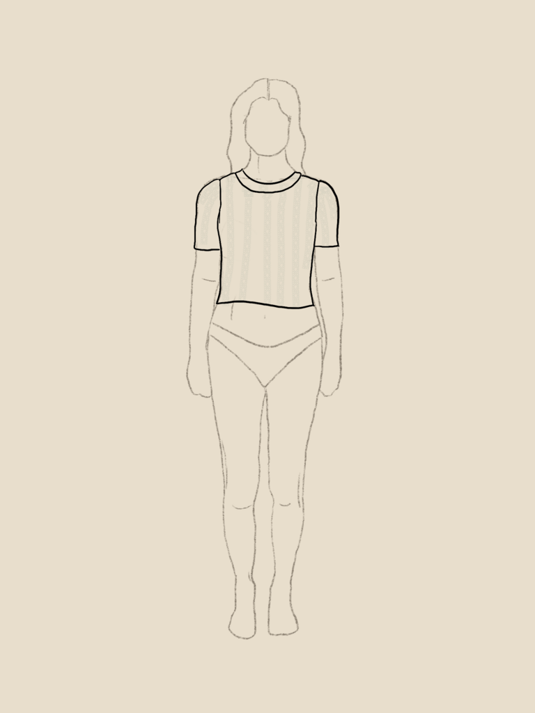 Morgan tee drawing