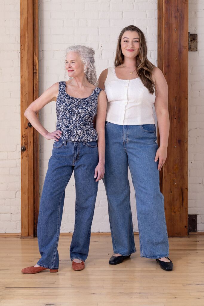 Models wearing Cassis tops