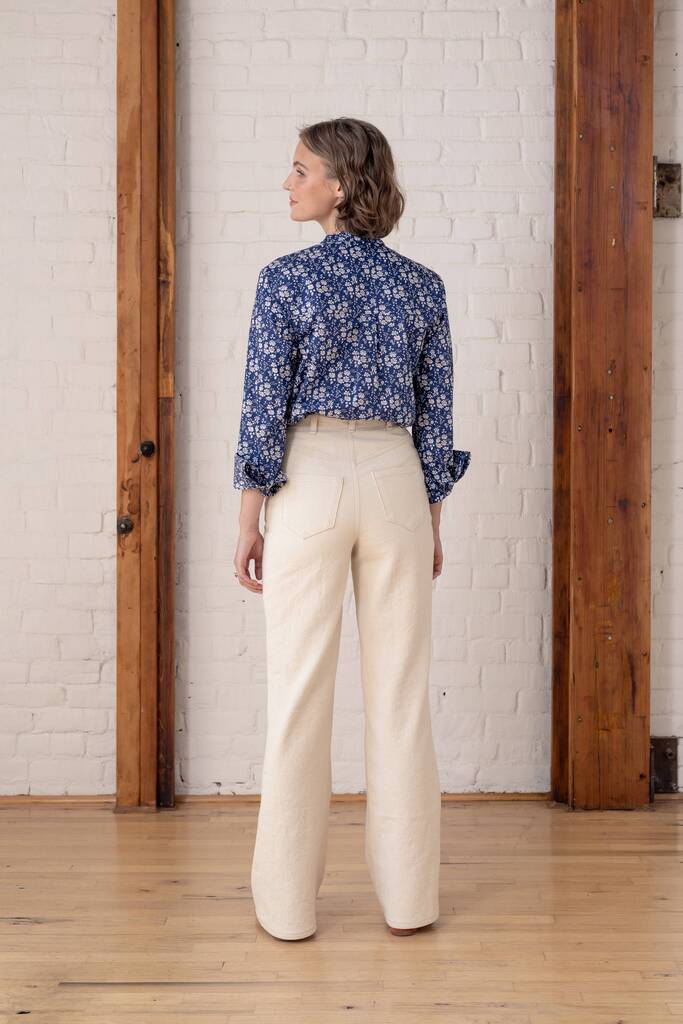 Vallie jeans on Eden, back view