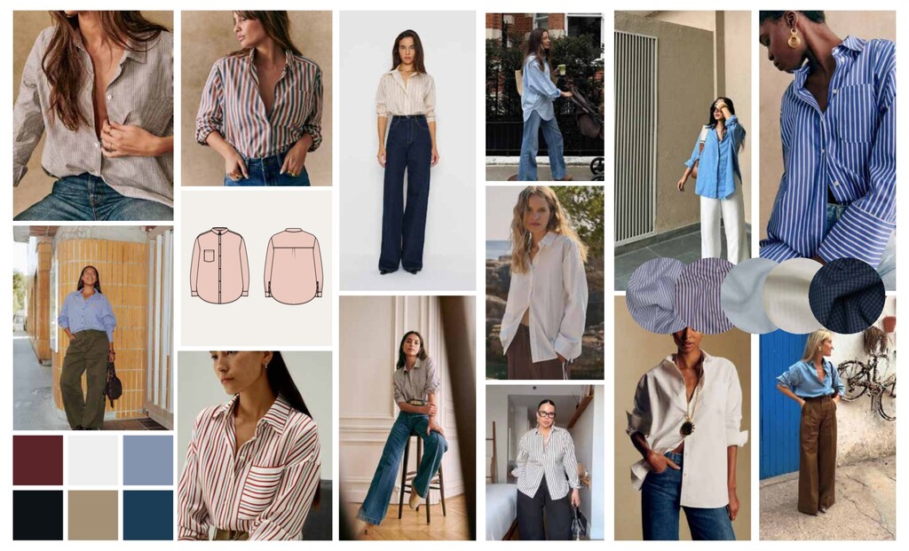 Grove shirt moodboard