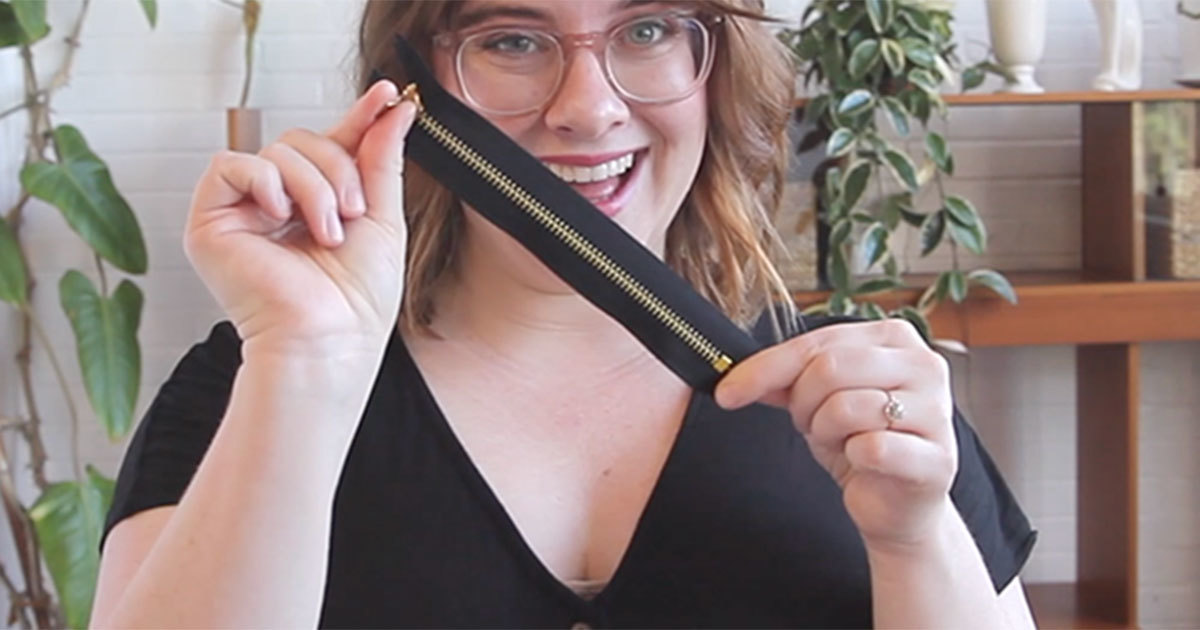 How to Shorten a Metal Zipper