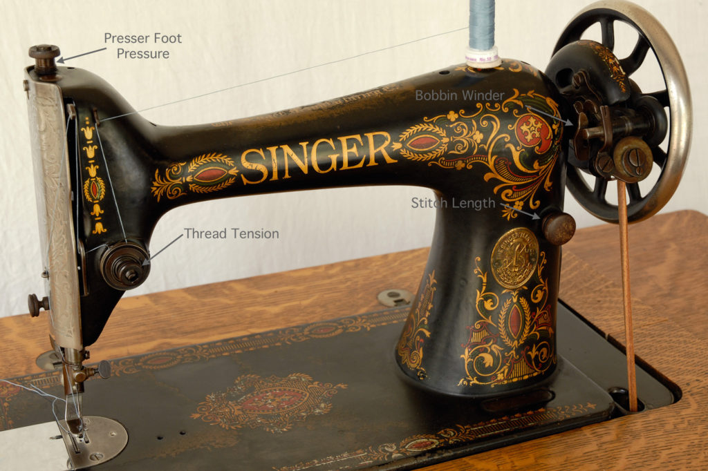 The Joy of Sewing with a Treadle Sewing Machine - Threads