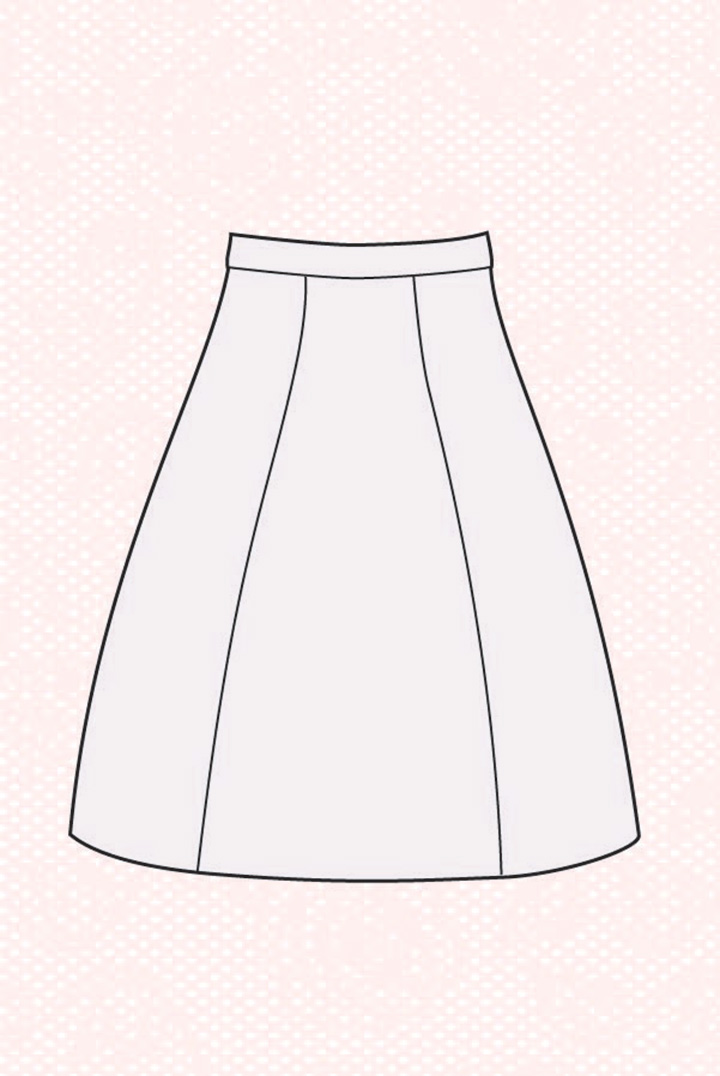 Gored Skirt Vector Images (55)