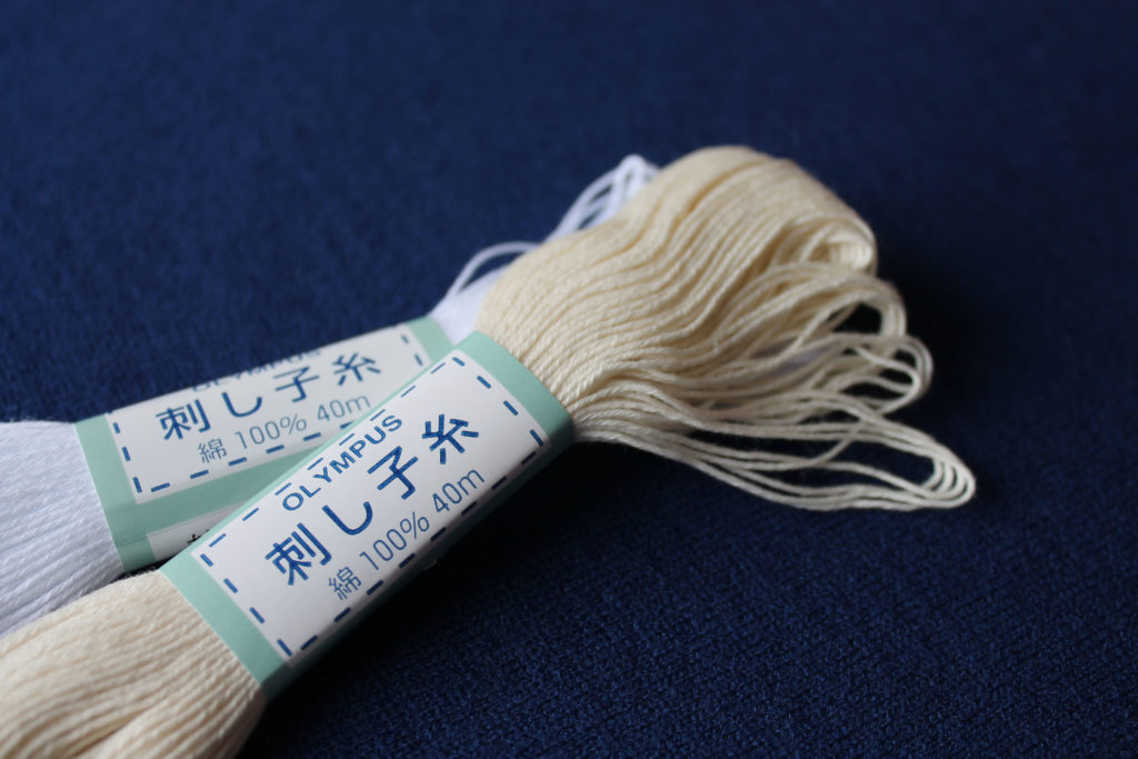 Olympus sashiko thread, 100m, indigo blue