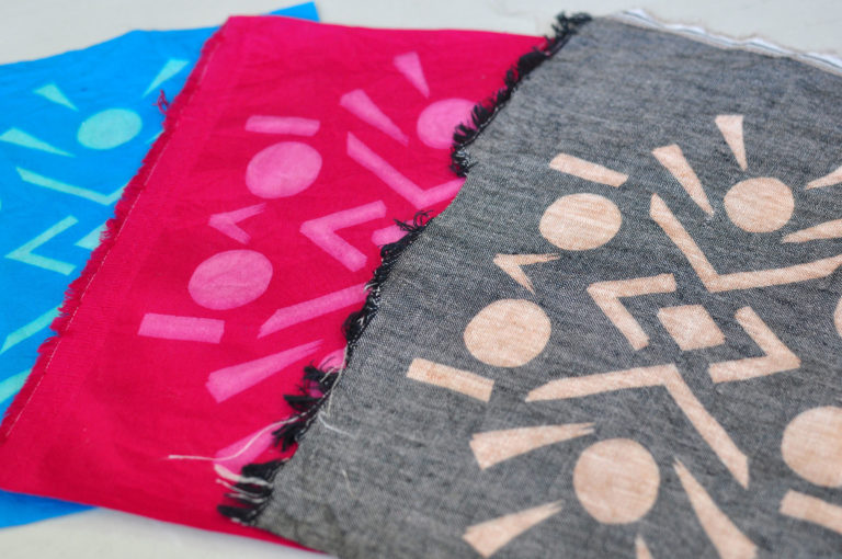 Discharge Printing on Fabric Seamwork Magazine