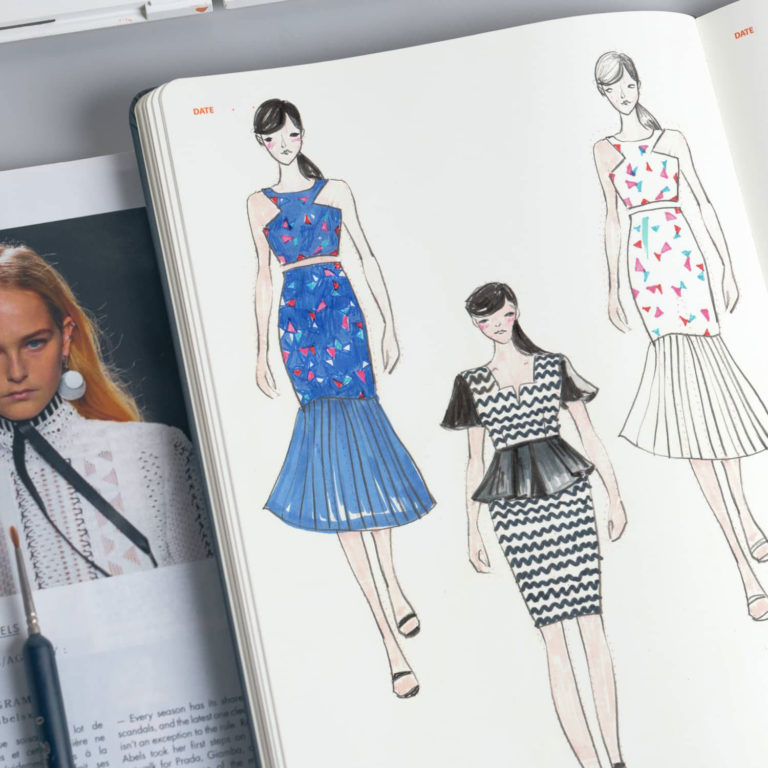 A Complete Guide to Fashion Sketchbooks