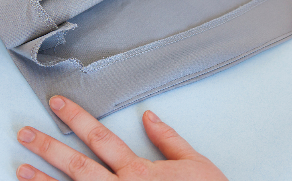 How to Sew a Split Hem