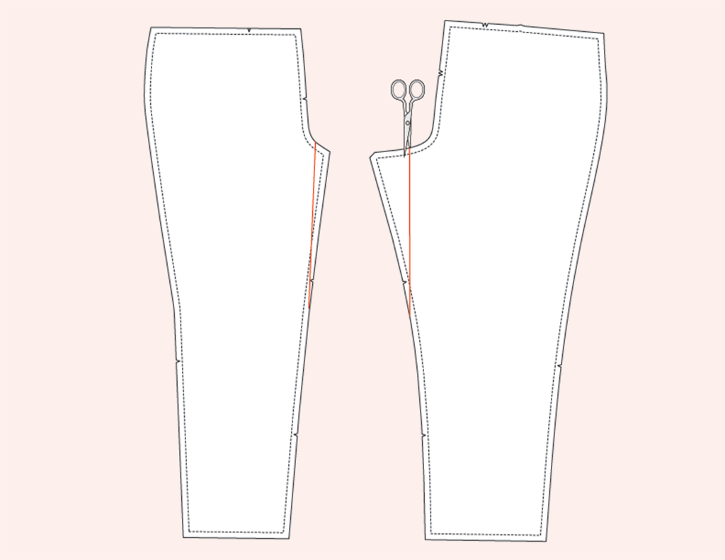 Front Pants Adjustments - Fit For Art Patterns