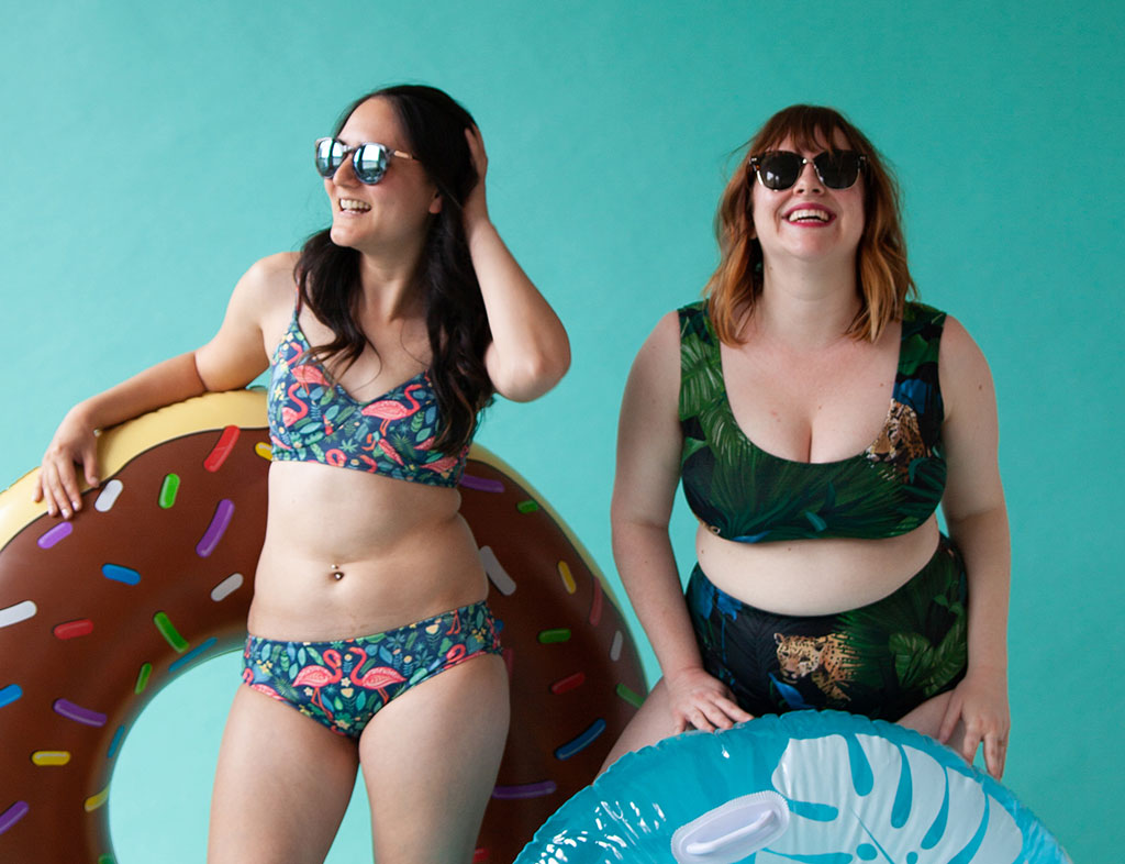 Tutorial: How to sew a swim bra into a swimsuit