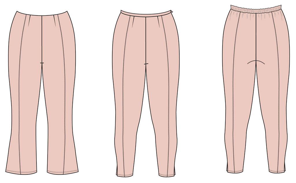 Easy Printable Wide Leg Pants Pattern  Creative Fashion Blog  Wide leg  pants pattern Pants pattern Fashion sewing