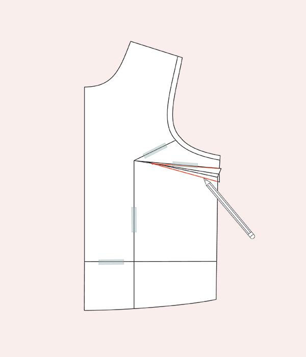 Smaller Bust Adjustment (SBA) for a Raglan Sleeve Garment - Grove – Twig +  Tale