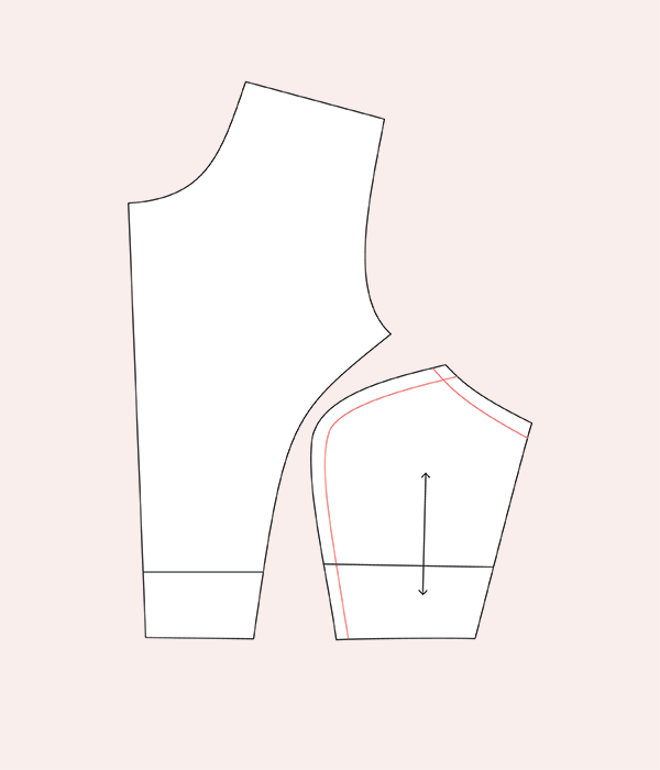 Smaller Bust Adjustment (SBA) for a Raglan Sleeve Garment - Grove – Twig +  Tale