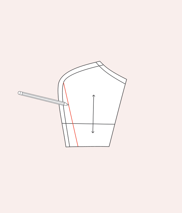 Smaller Bust Adjustment (SBA) for a Raglan Sleeve Garment - Grove – Twig +  Tale