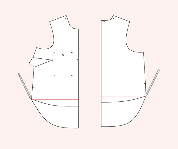 Pattern Hackers: How to Add a Waist Tie to Your Shirt