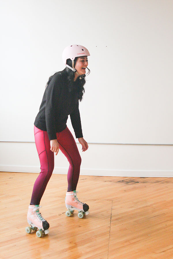 I Found Creativity in a Pair of Roller Skates and Hot Pink Leggings