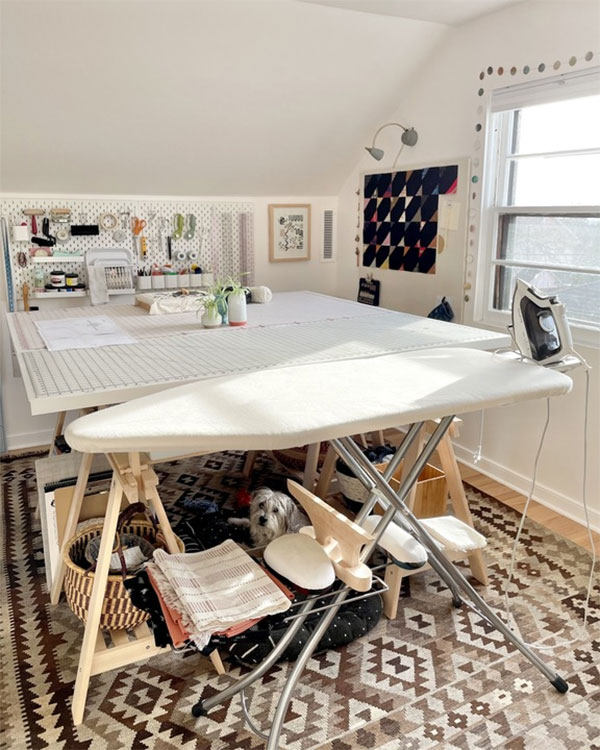 Small Sewing Space Solution: Portable Ironing/Cutting Table