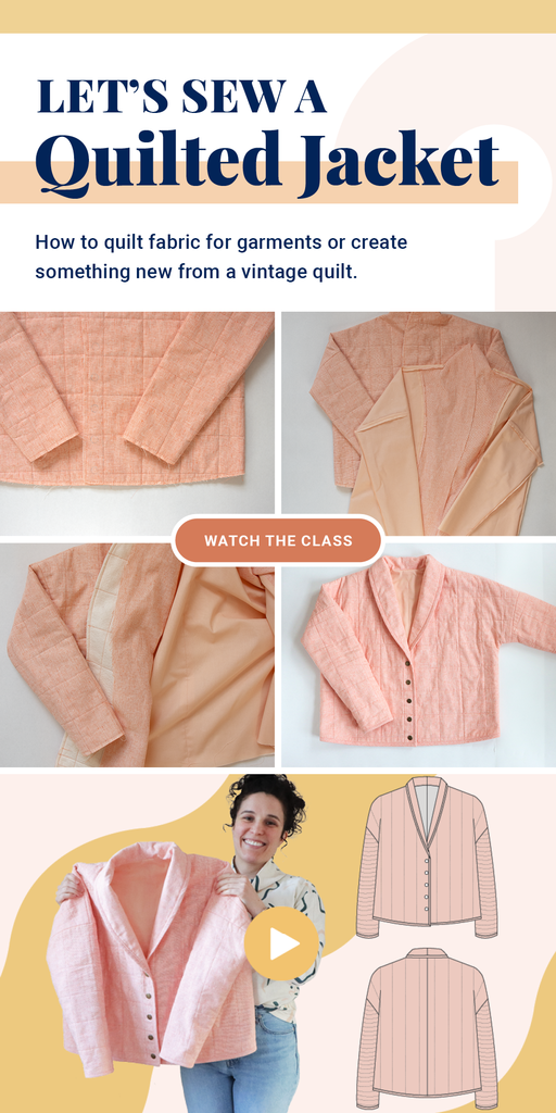 Sewing Instructions - Easton Quilted Jacket Sewalong