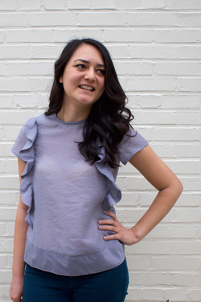 The Hayden Top Bonus sewing pattern, from Seamwork