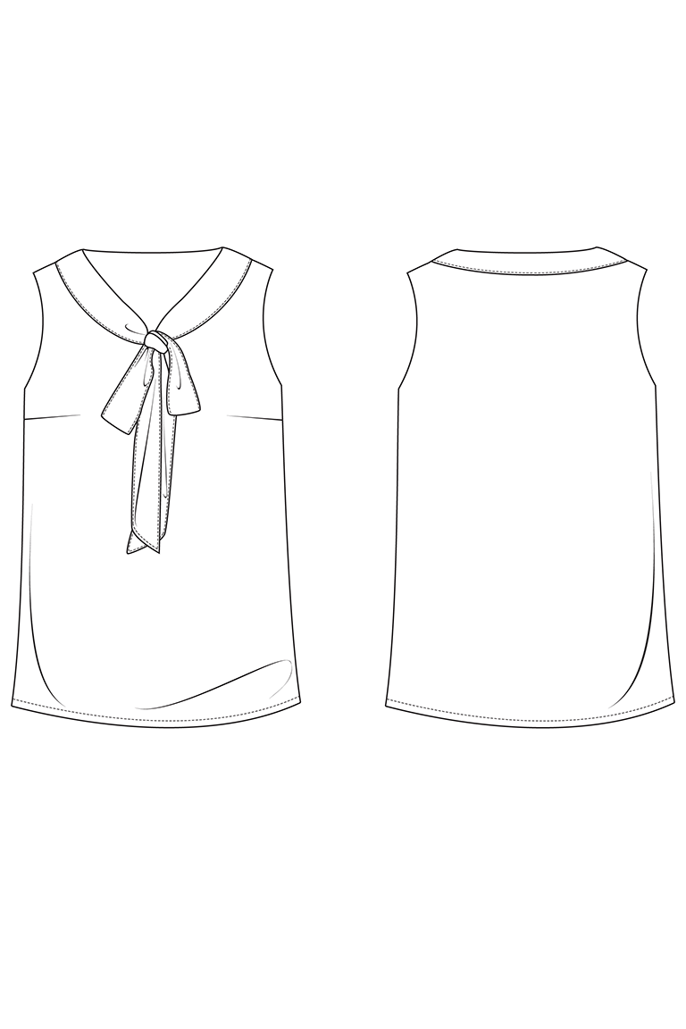 The Addison Top Bonus sewing pattern, from Seamwork