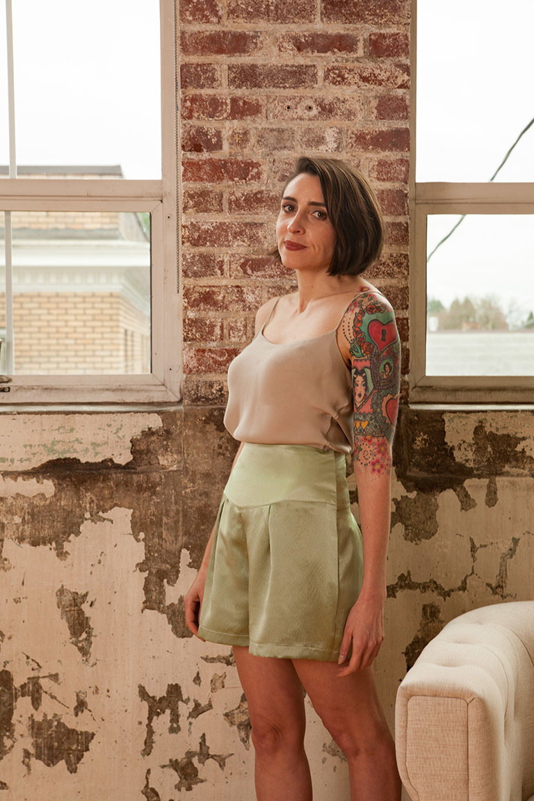 The Monroe Pants Bonus sewing pattern, from Seamwork
