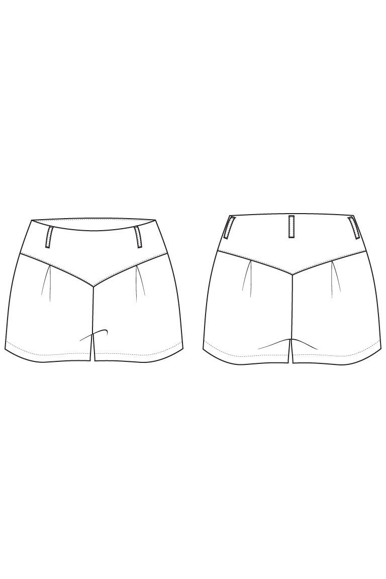 The Monroe Pants Bonus sewing pattern, from Seamwork