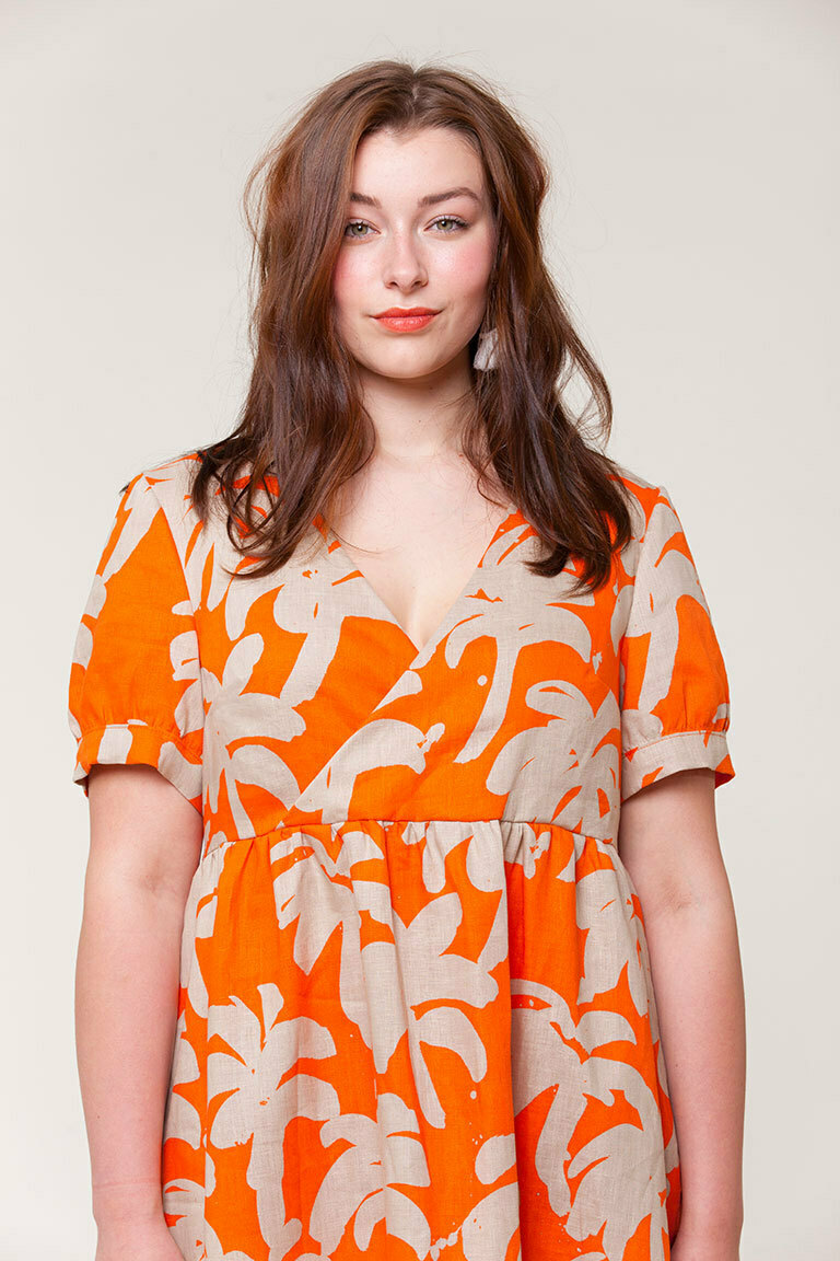 The Reggie Wrap Dress Bonus sewing pattern, from Seamwork