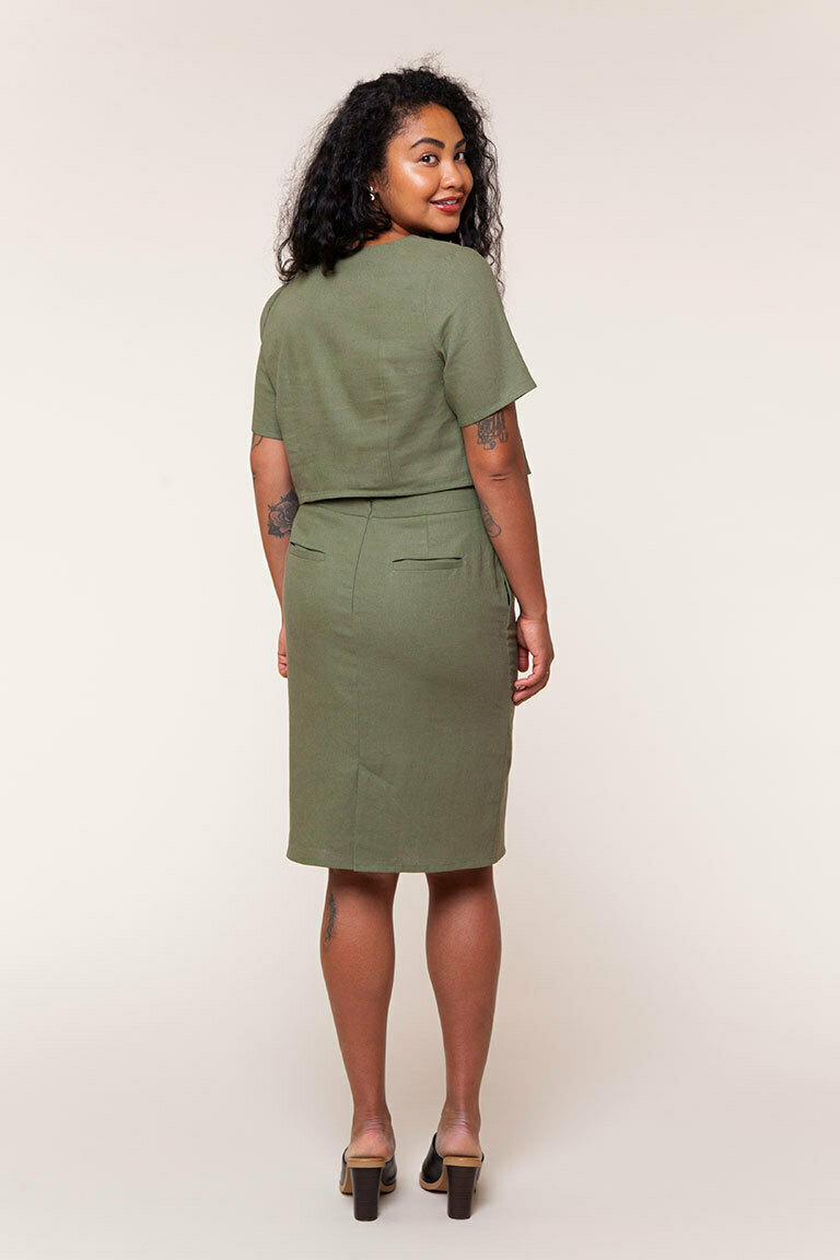 The Christina Skirt Bonus sewing pattern, from Seamwork