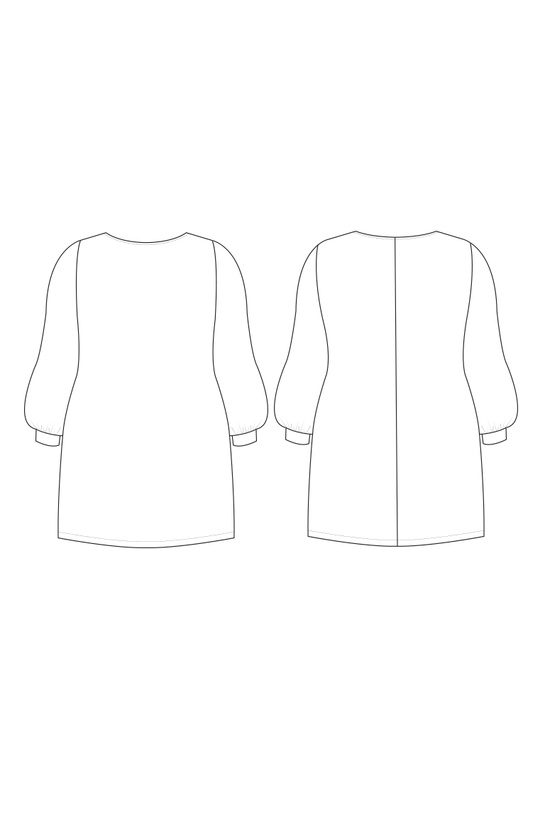 The Brit sewing pattern, from Seamwork