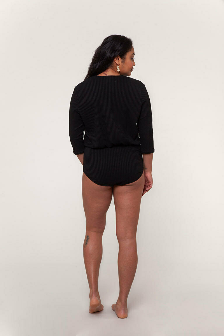 The Angela Bodysuit Bonus sewing pattern, from Seamwork