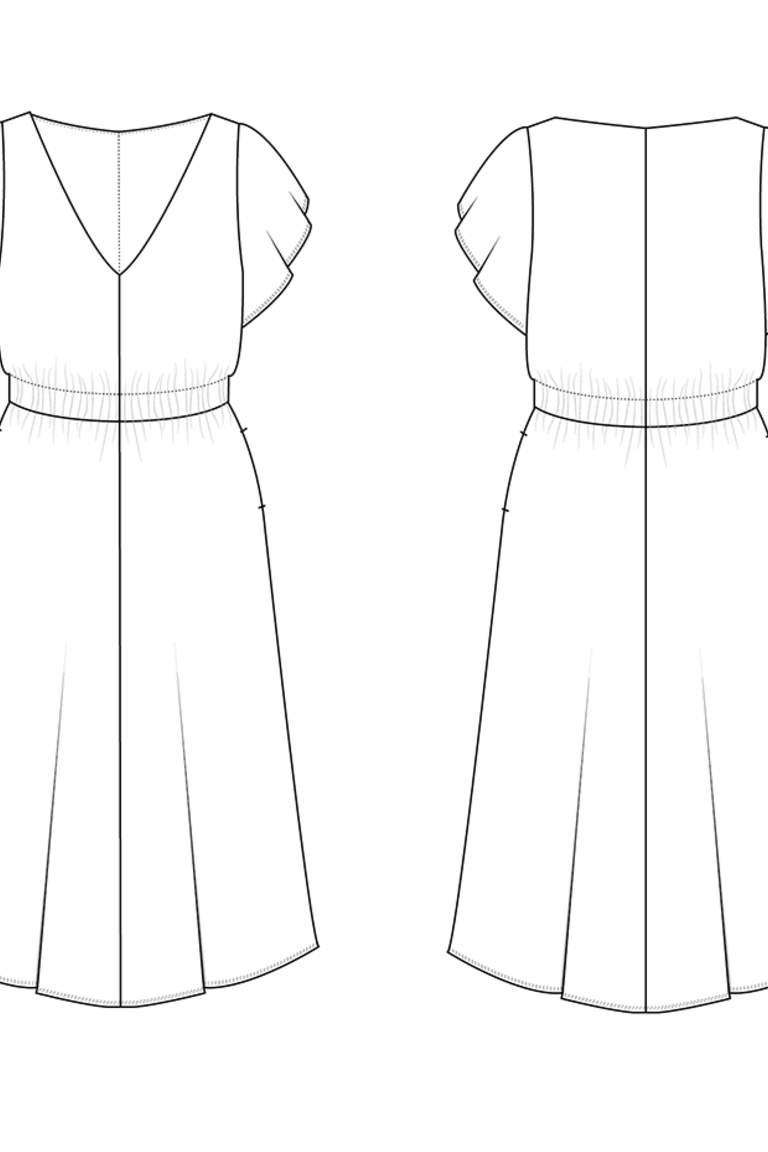 The Bobby Dress Bonus sewing pattern, from Seamwork