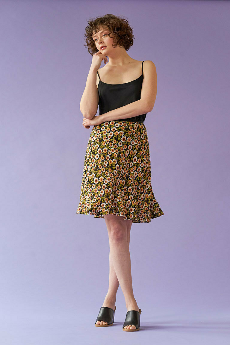 The Everly Skirt Bonus sewing pattern, from Seamwork