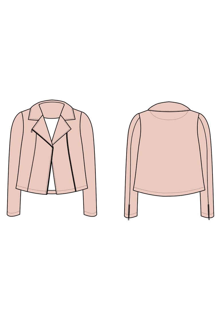 The Chip Jacket Bonus sewing pattern, from Seamwork
