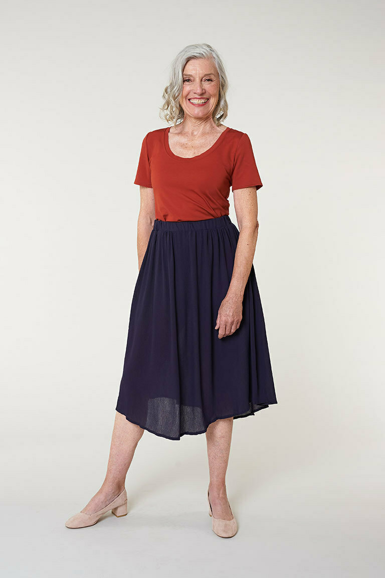 The Dezi Skirt Bonus sewing pattern, from Seamwork
