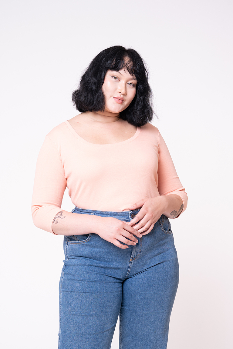 The Orlando T-shirt Bonus sewing pattern, from Seamwork