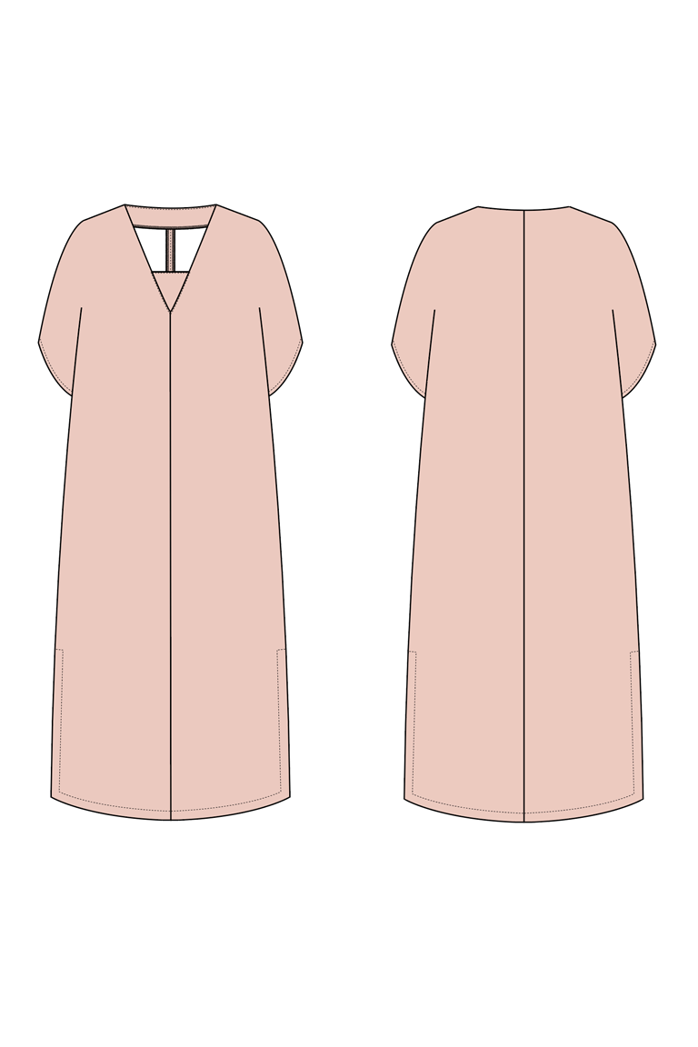 The Micah Dress Bonus sewing pattern, from Seamwork