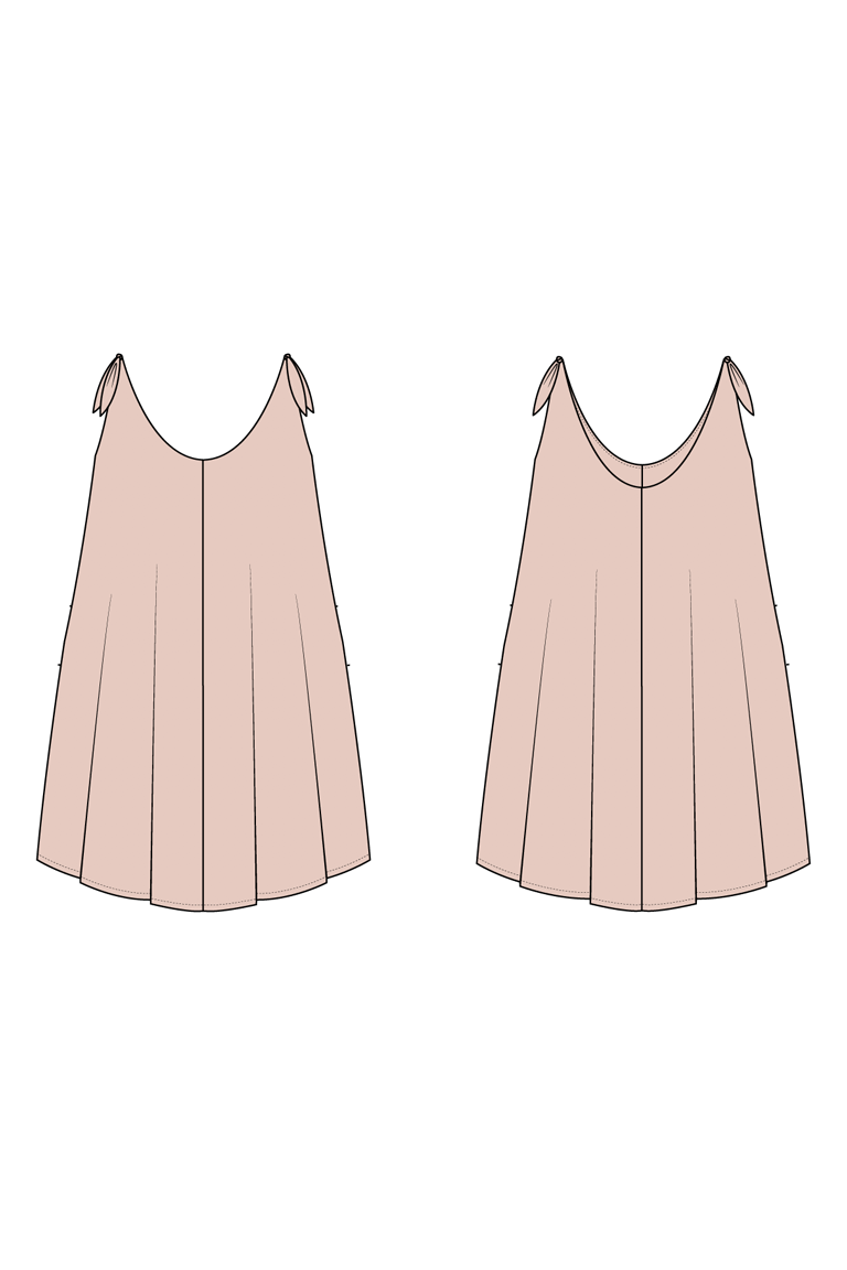 The Kari Romper Bonus sewing pattern, from Seamwork