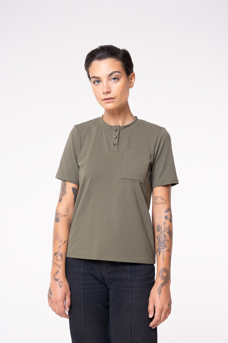 The Ryan T-shirt Bonus sewing pattern, from Seamwork