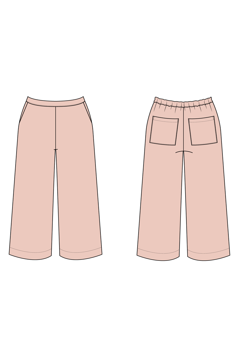 The Max Pants Bonus sewing pattern, from Seamwork